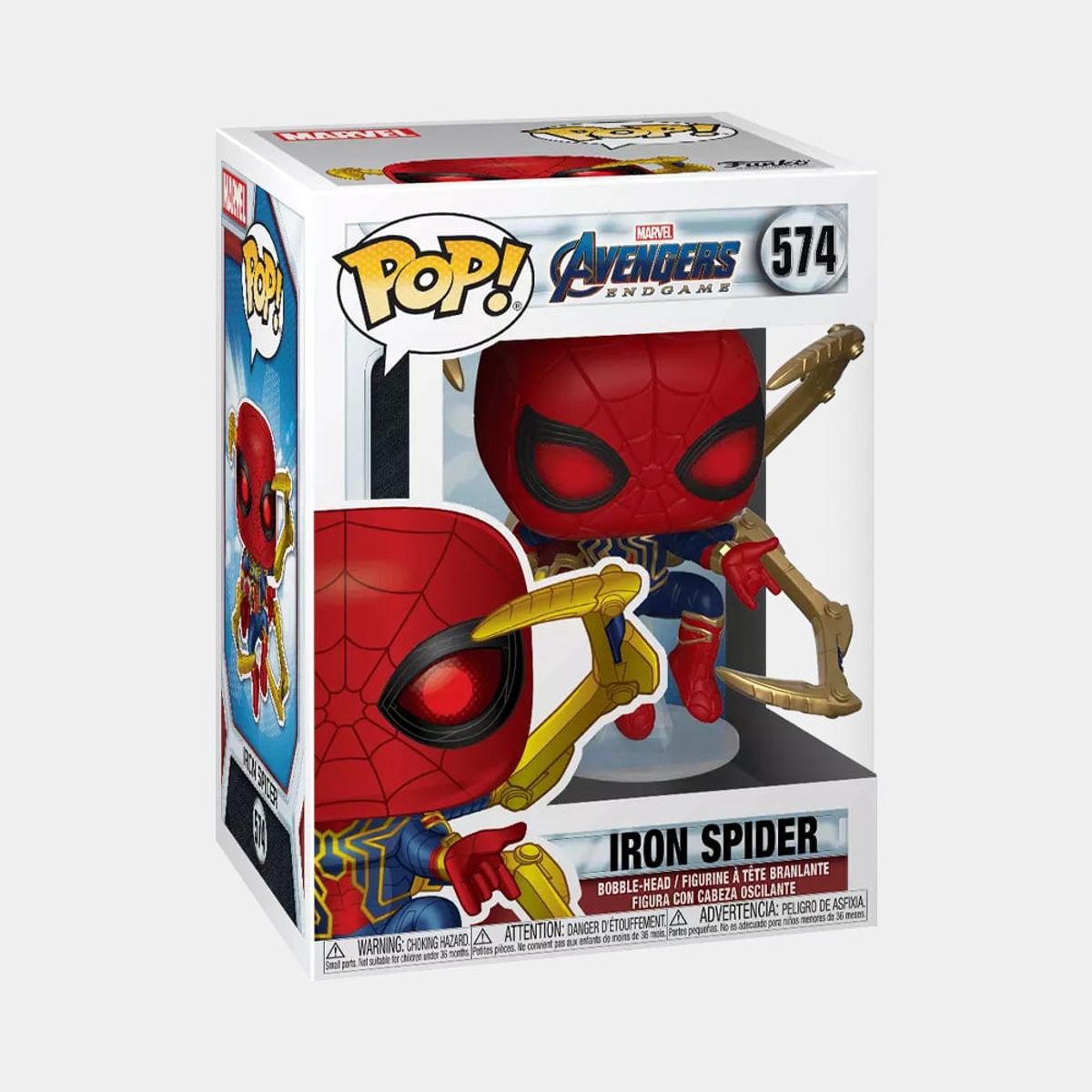 FUNKO - FUNKO POP AVENGERS ENDGAME - IRON SPIDER WITH NANO GAUNTLET