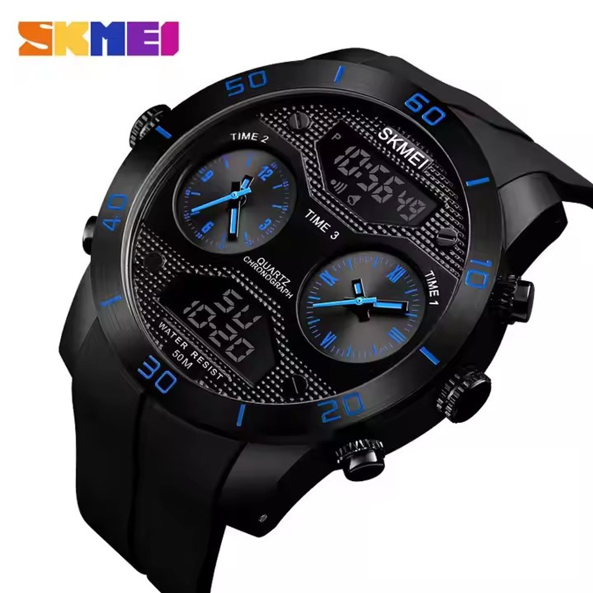 SKMEI - Reloj Digital SKMEI 1355 Triple hora