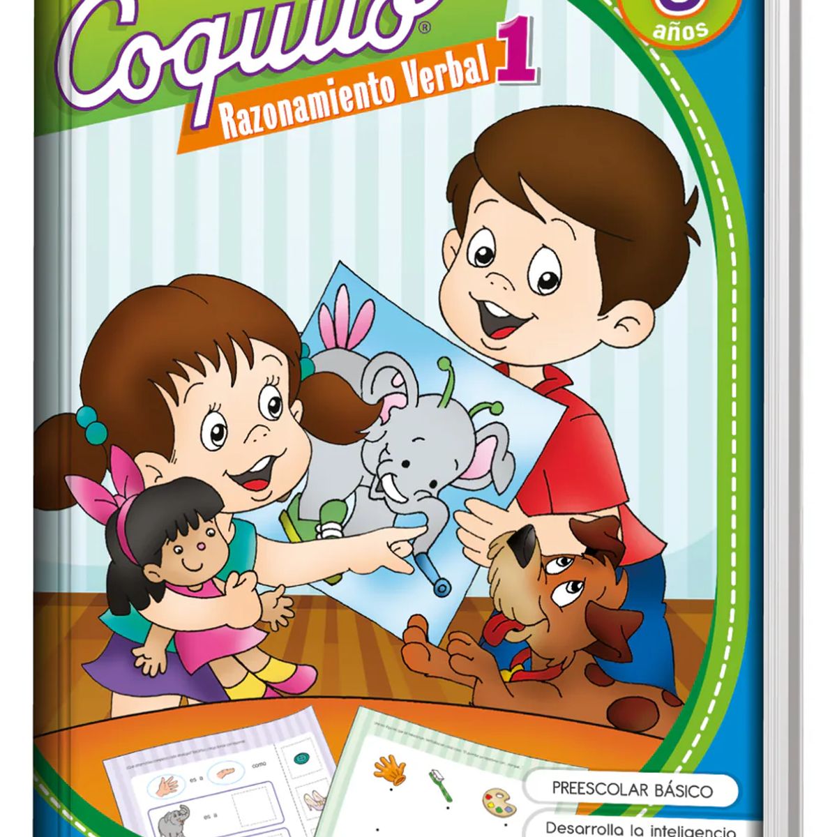 EDICIONES COQUITO - LIBRO INFANTIL Pack x 3 libros Razonamiento Verbal