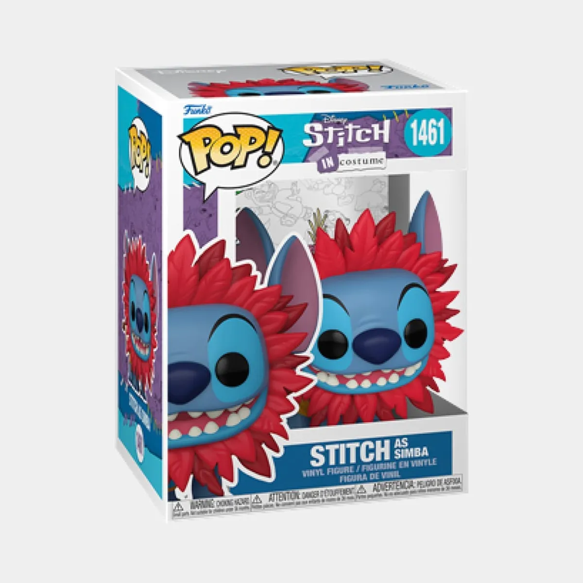 FUNKO - FUNKO POP DISNEY STITCH IN COSTUME - STITCH AS SIMBA