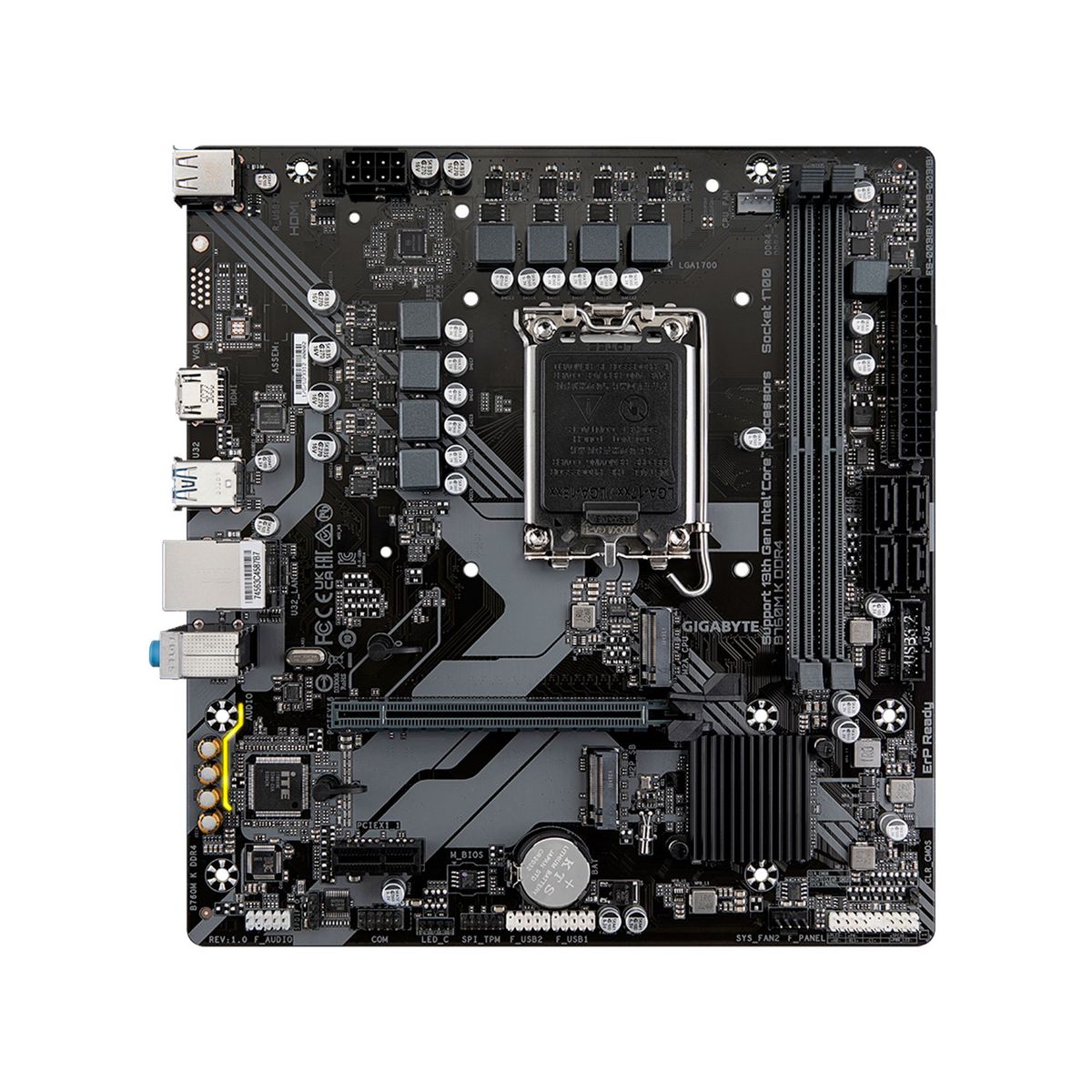 GIGABYTE - TARJETA MADRE GIGABYTE B760M K DDR4 LGA1700 MATX PN MBGBB760MKDDR4