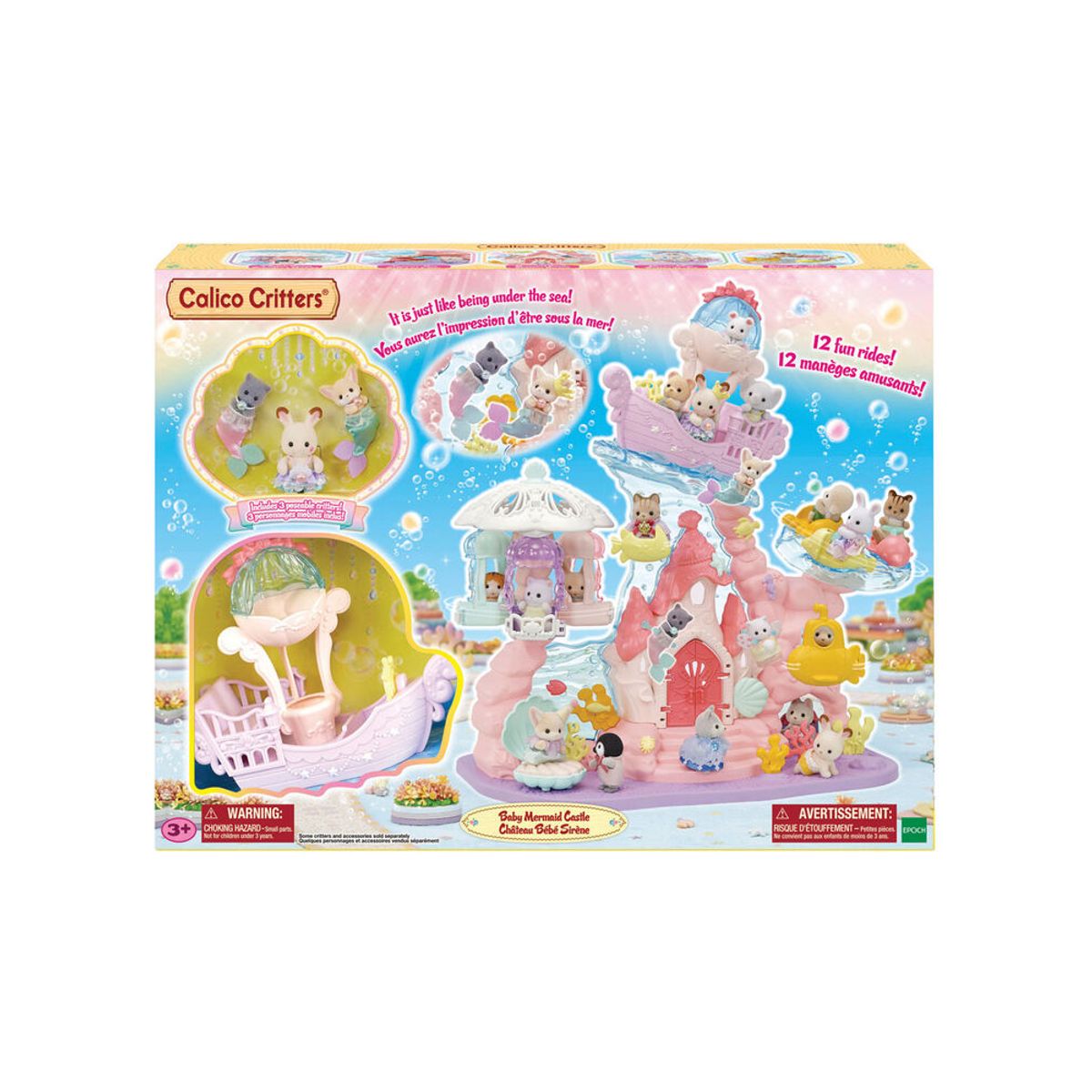 SYLVANIAN FAMILIES - Calico Critters Castillo de Sirenas Bebé