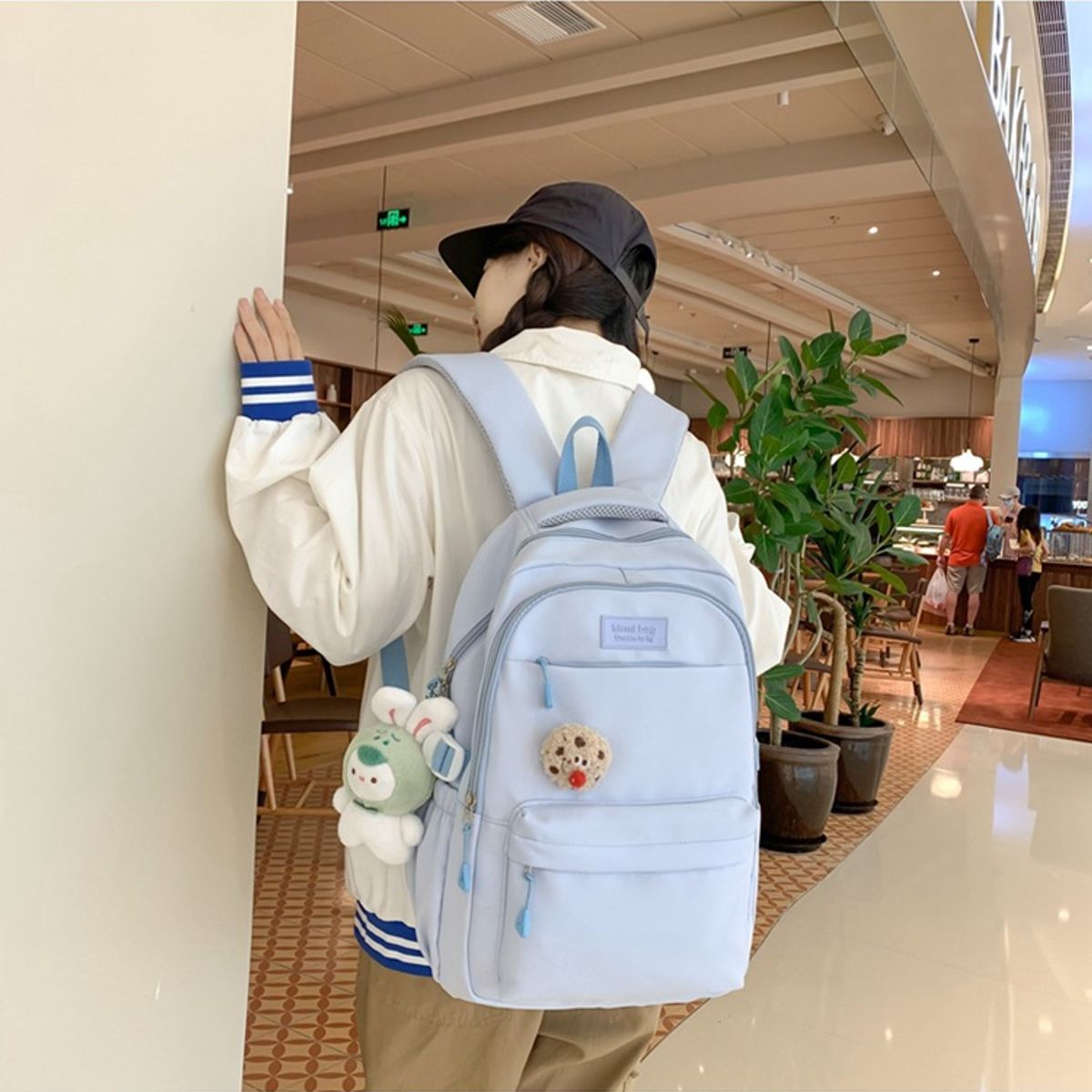 KEKEMI - MOCHILA KAWAII KEKEMI BY MIMI CON LLAVERO DE CONEJO