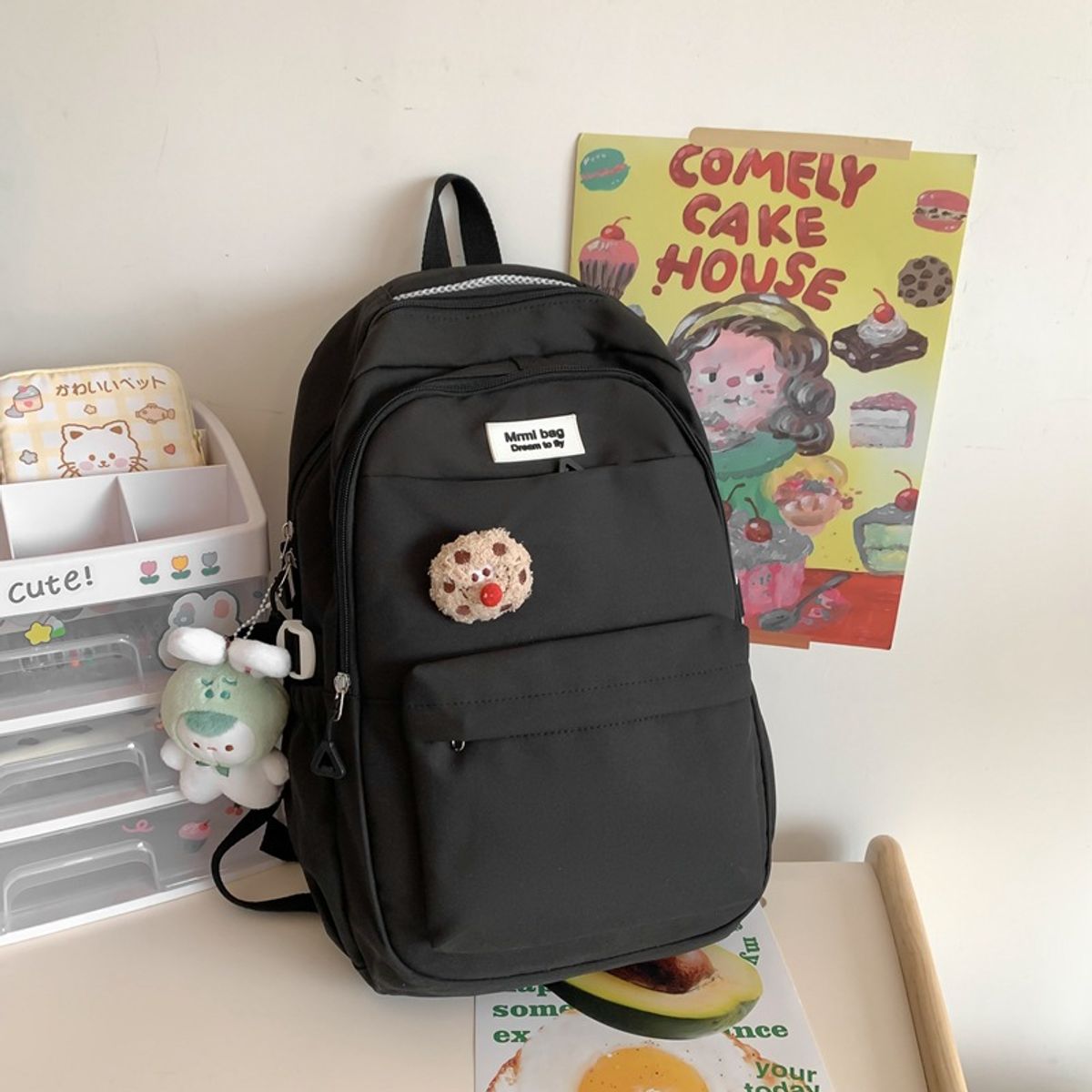 KEKEMI - MOCHILA KAWAII KEKEMI BY MIMI CON LLAVERO DE CONEJO