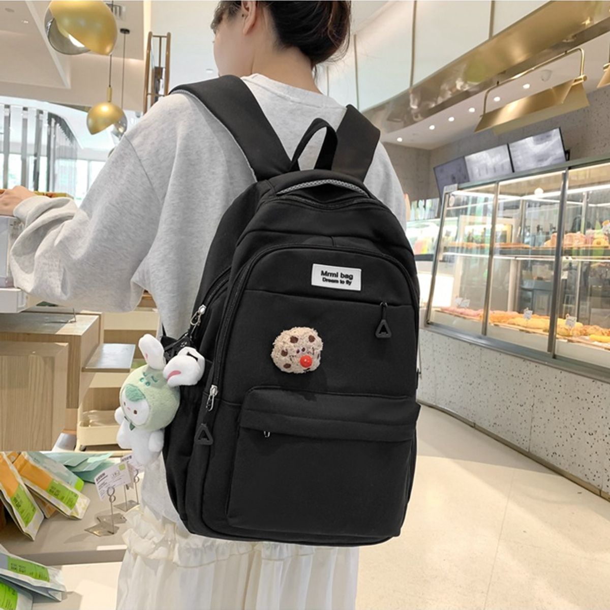 KEKEMI - MOCHILA KAWAII KEKEMI BY MIMI CON LLAVERO DE CONEJO