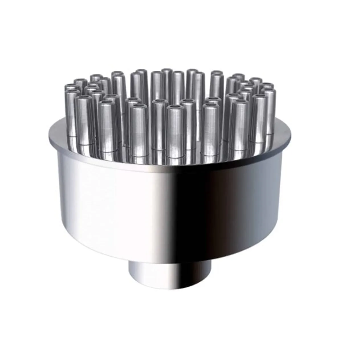 GENERICO - Boquilla para pileta o fuente en acero inoxidable de 2 pulgada