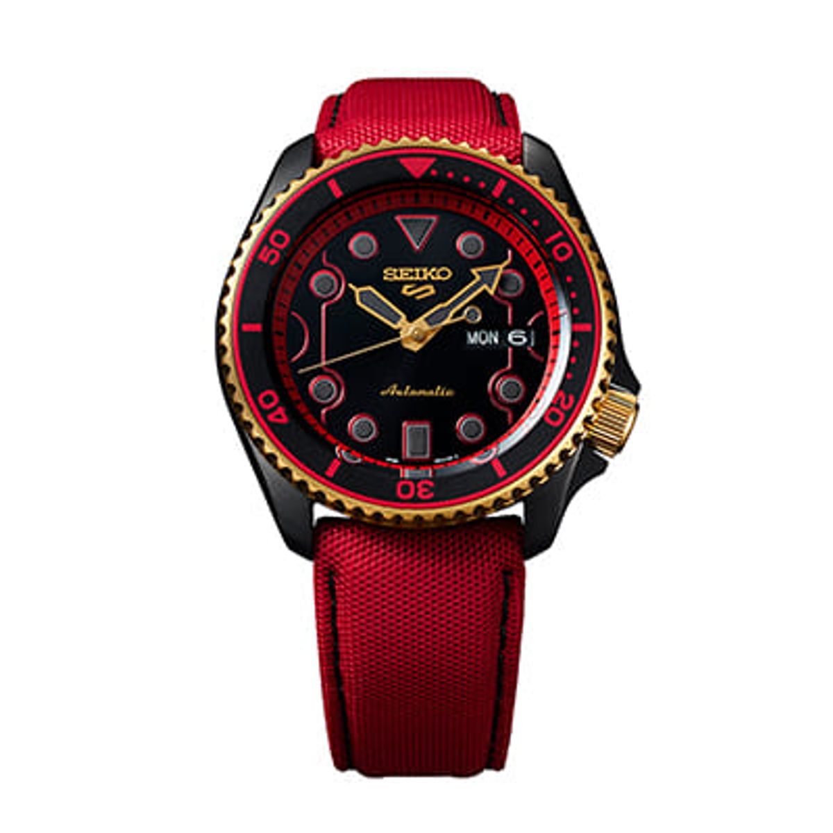 SEIKO - SEIKO 5 Sports Street Fighter V Edición Limitada SRPF20K1S (Ken)