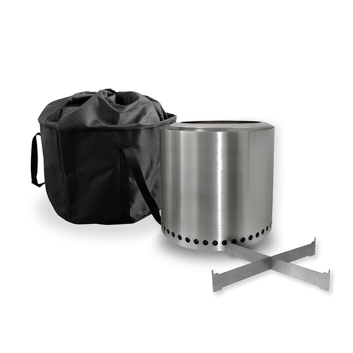 GENERICO - Brasero Sin Humo Bigflame 37 + Bolso + Pedestal