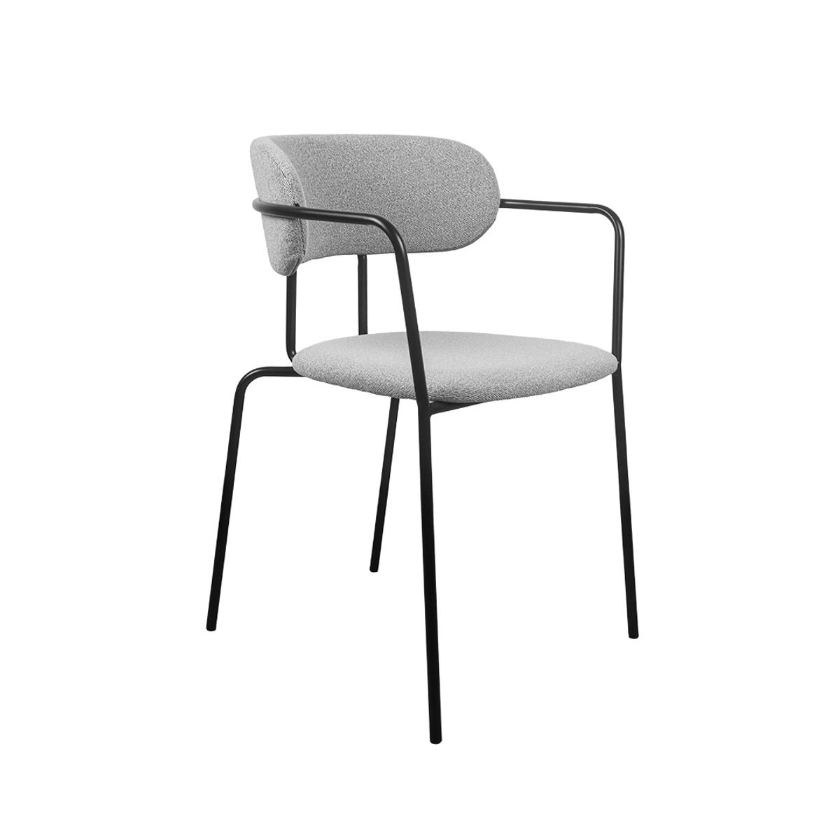 NIHM - Silla de Comedor Soho Gris Claro