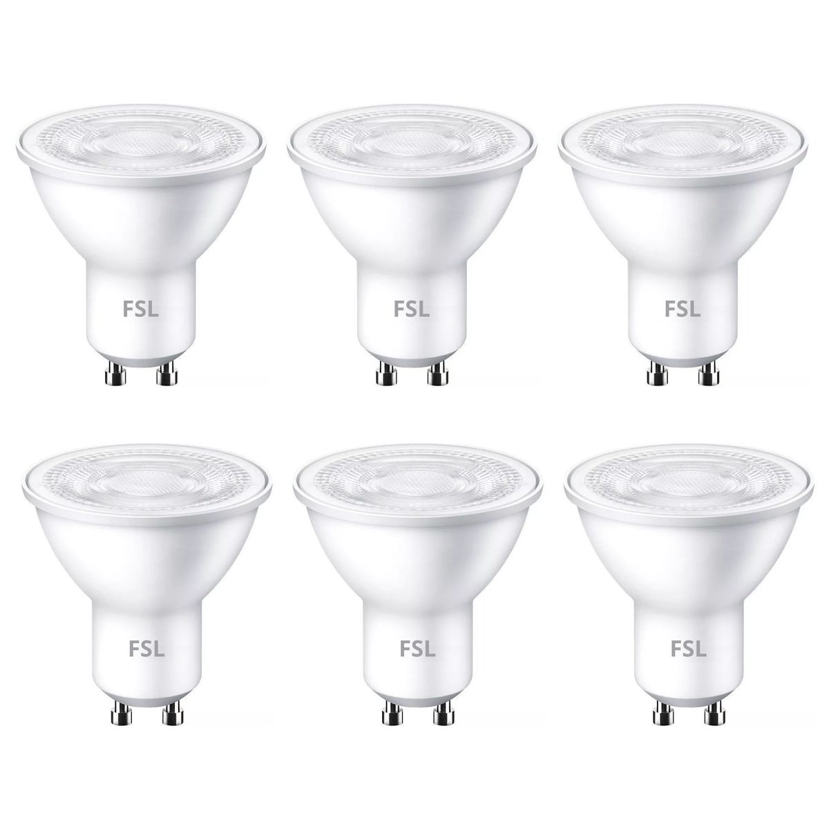 UYUSTOOLS - DICROICO LED LAMPARA 5W FSL PACK 6 UNIDADES