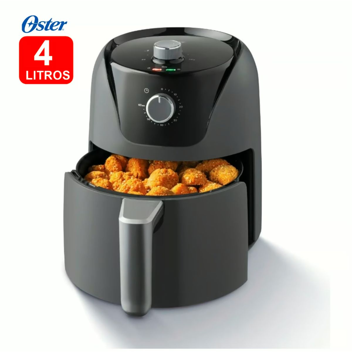 OSTER - Freidora de Aire Manual Oster 4 lts con Revestimiento DiamondForce