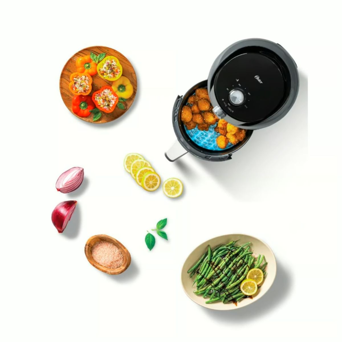 OSTER - Freidora de Aire Manual Oster 4 lts con Revestimiento DiamondForce