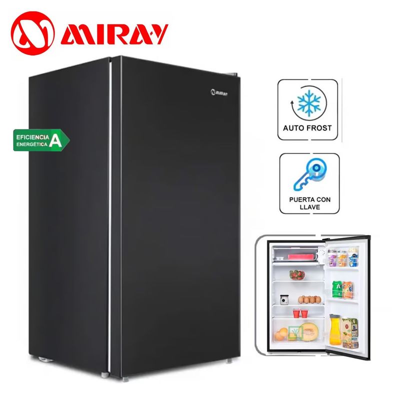 MIRAY - Frigobar-Refrigeradora Miray RM-93M 93 L