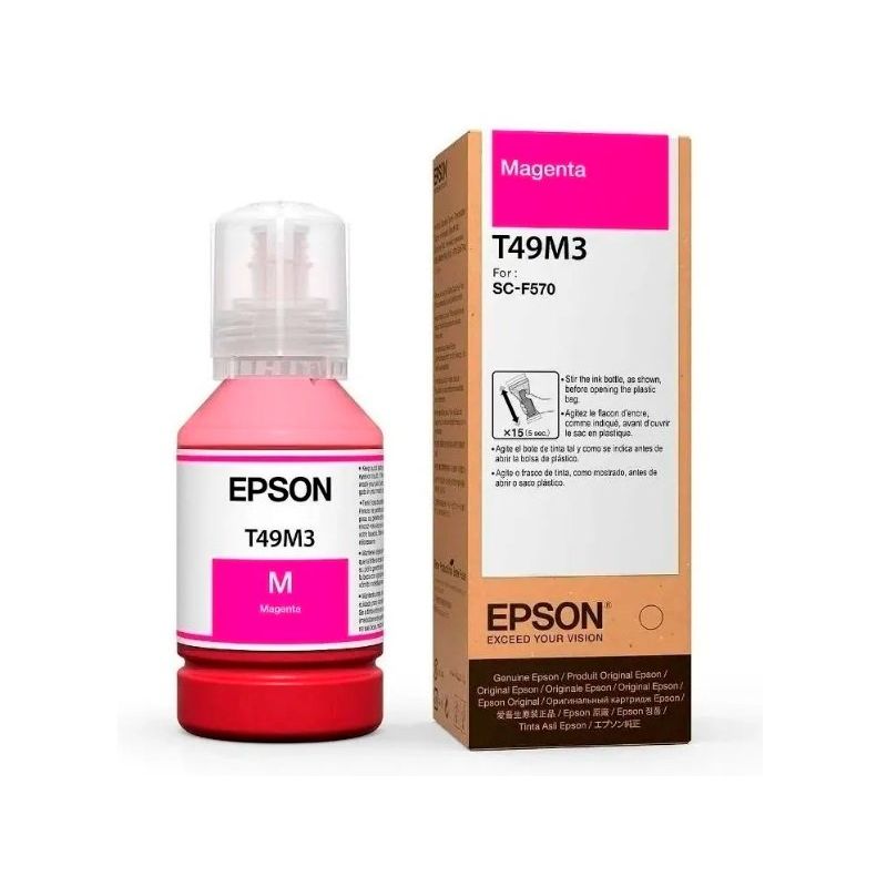 EPSON - TINTA DE SUBLIMACION ORIGINAL EPSON T49M3 MAGENTA