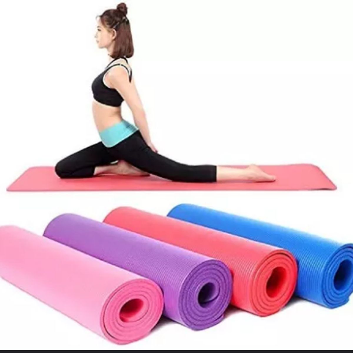 GENERICO - Mat De Yoga Pilates Y Ejercicios 61x173 Cm Con Diseño 6mm