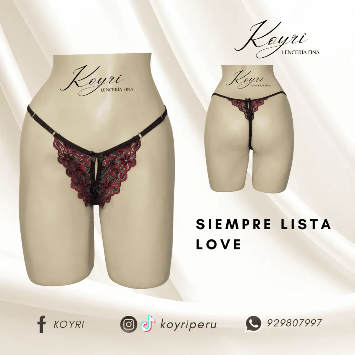 GENERICO - PACK 3 SIEMPRE LISTA/MODELO EROTICO LOVE