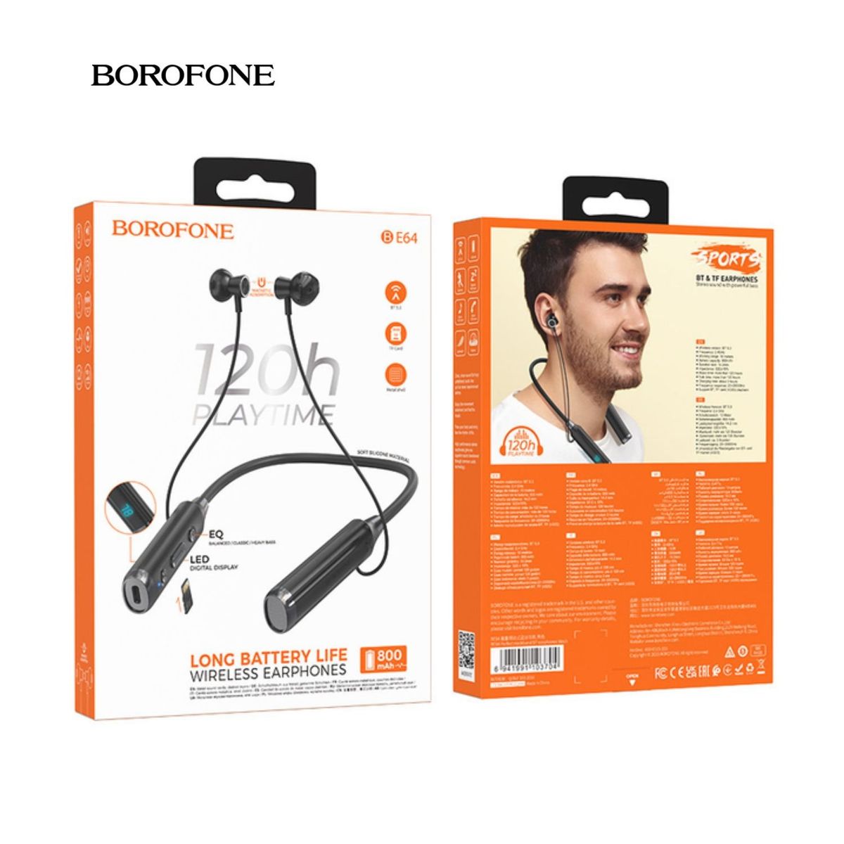 GENERICO - Audífono Inalámbrico con Micrófono BE64 - 120 Horas