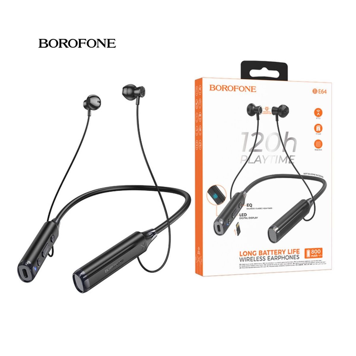 GENERICO - Audífono Inalámbrico con Micrófono BE64 - 120 Horas