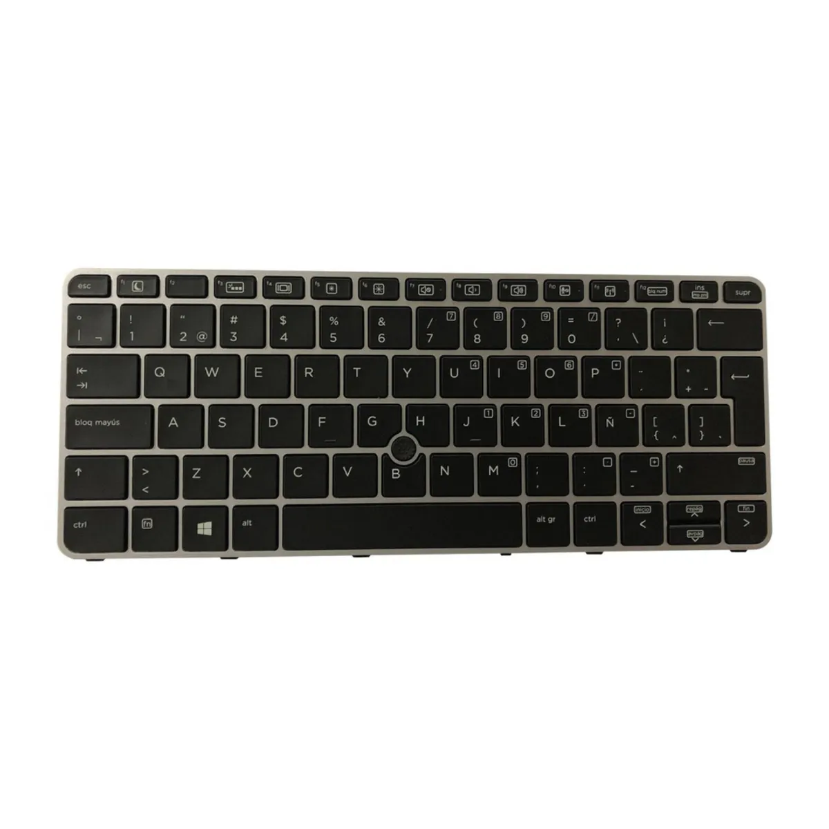 OEM - Teclado para Laptop Hp Elitebook 820-G1.  820-G2. 820-G3. Marco Plata