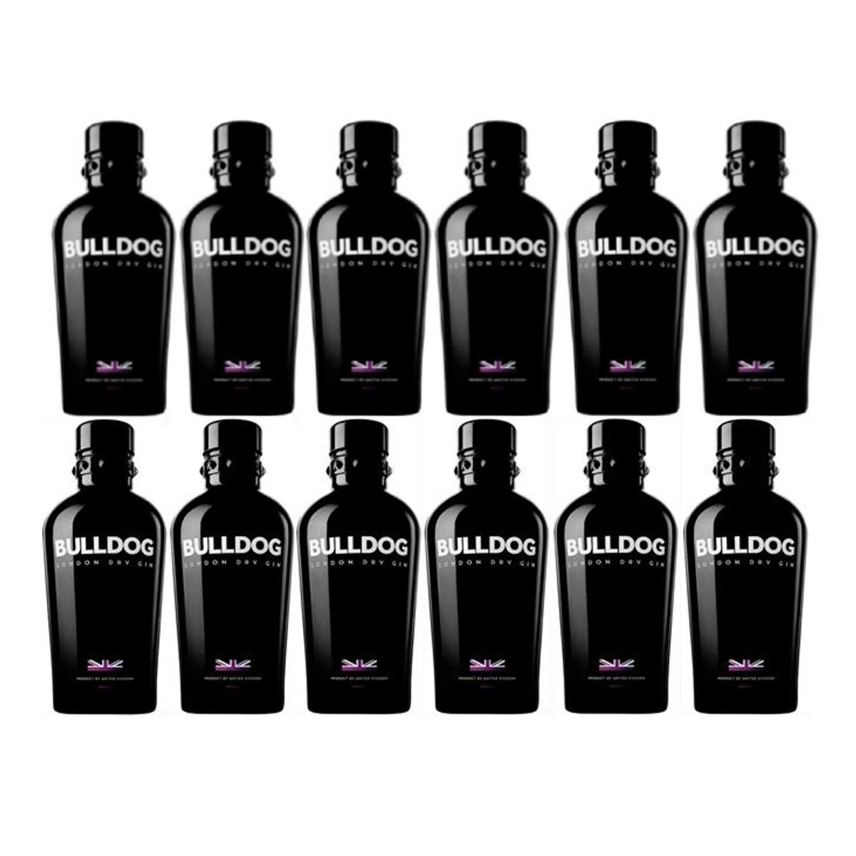 BULLDOG - Gin BULLDOG London Dry Botella 750ml - 12 UND