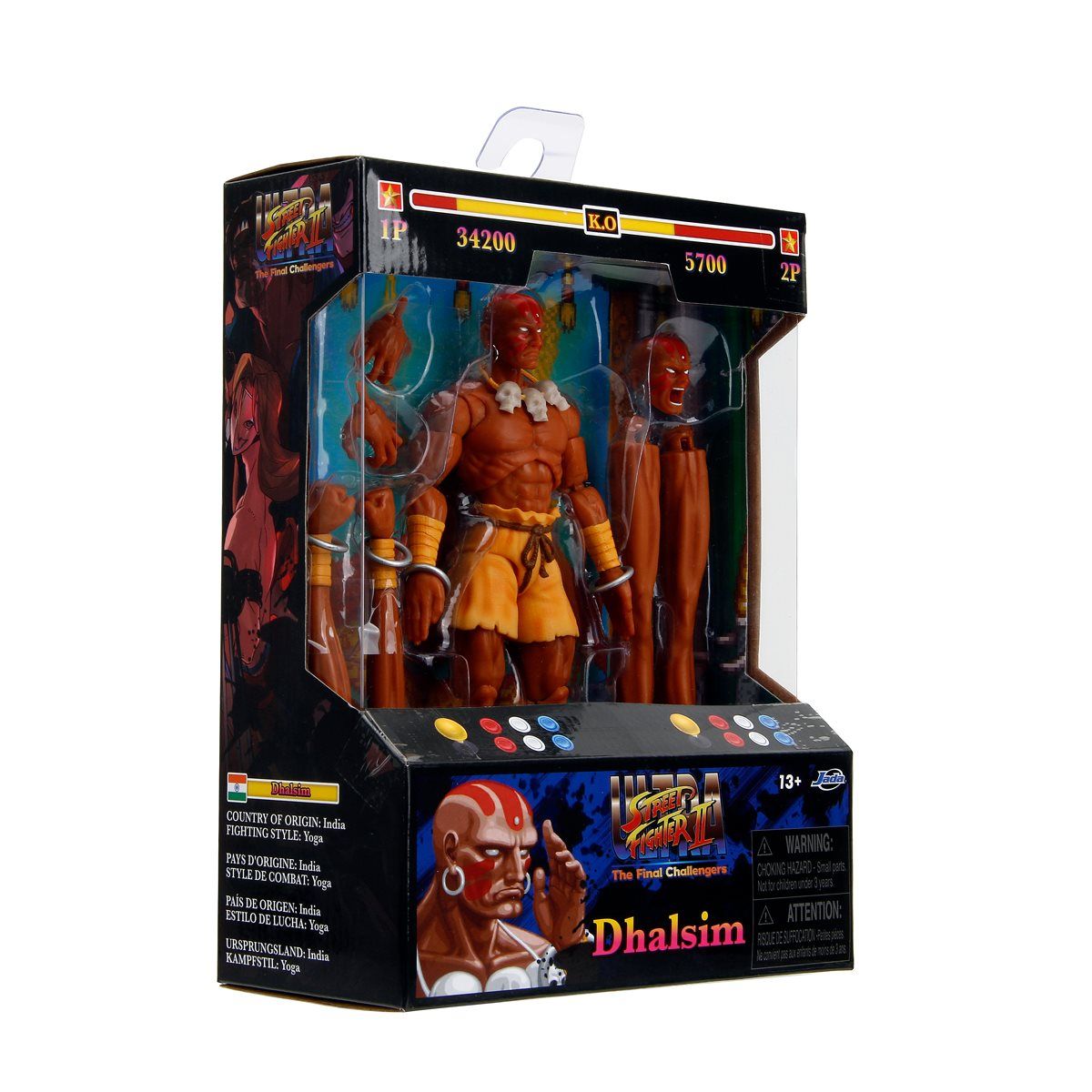 JADA TOYS - Ultra Street Fighter 2 Final Challengers Dhalsim Jada Toys