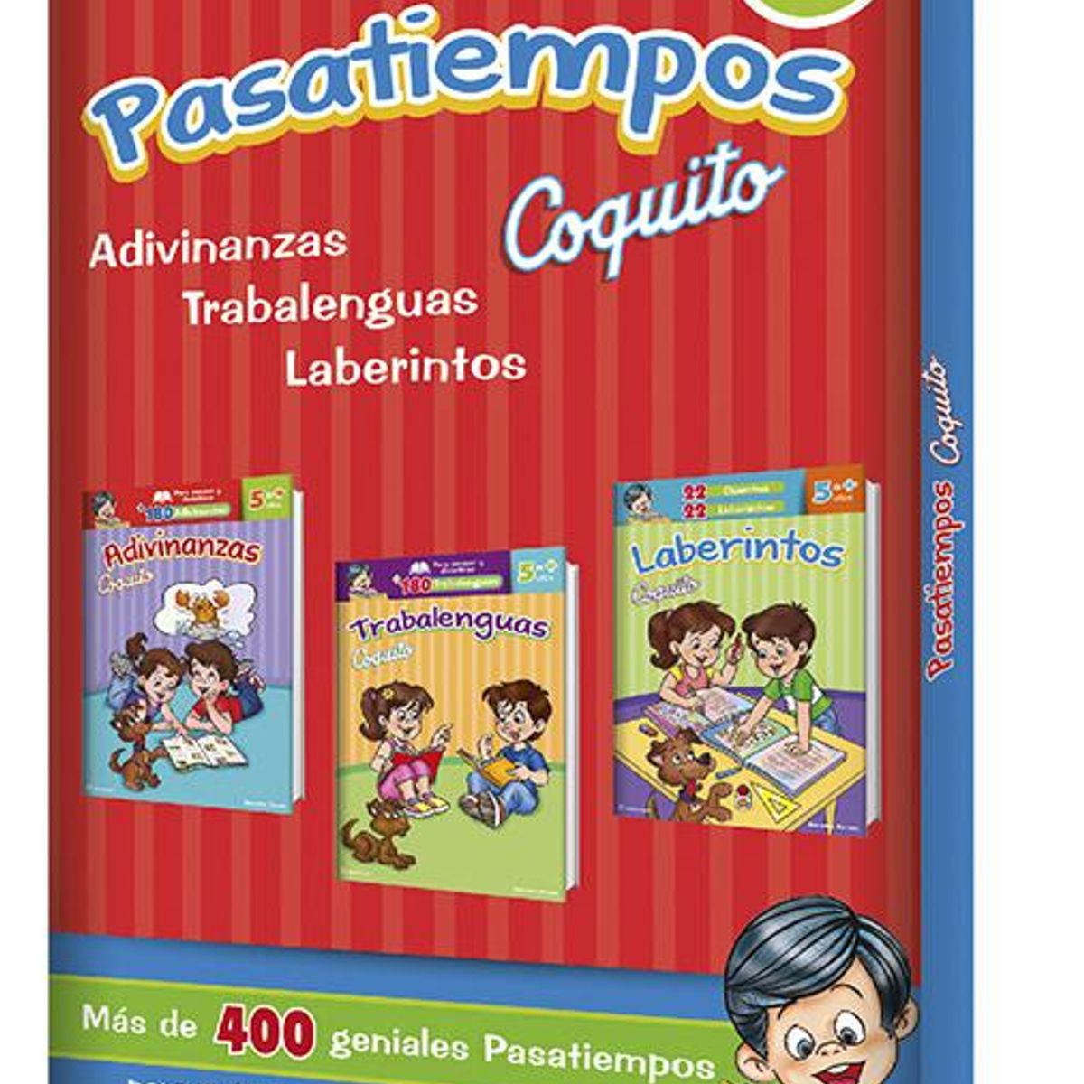 EDICIONES COQUITO - Pack pasatiempos Coquito adivinanzas trabalenguas y laberintos