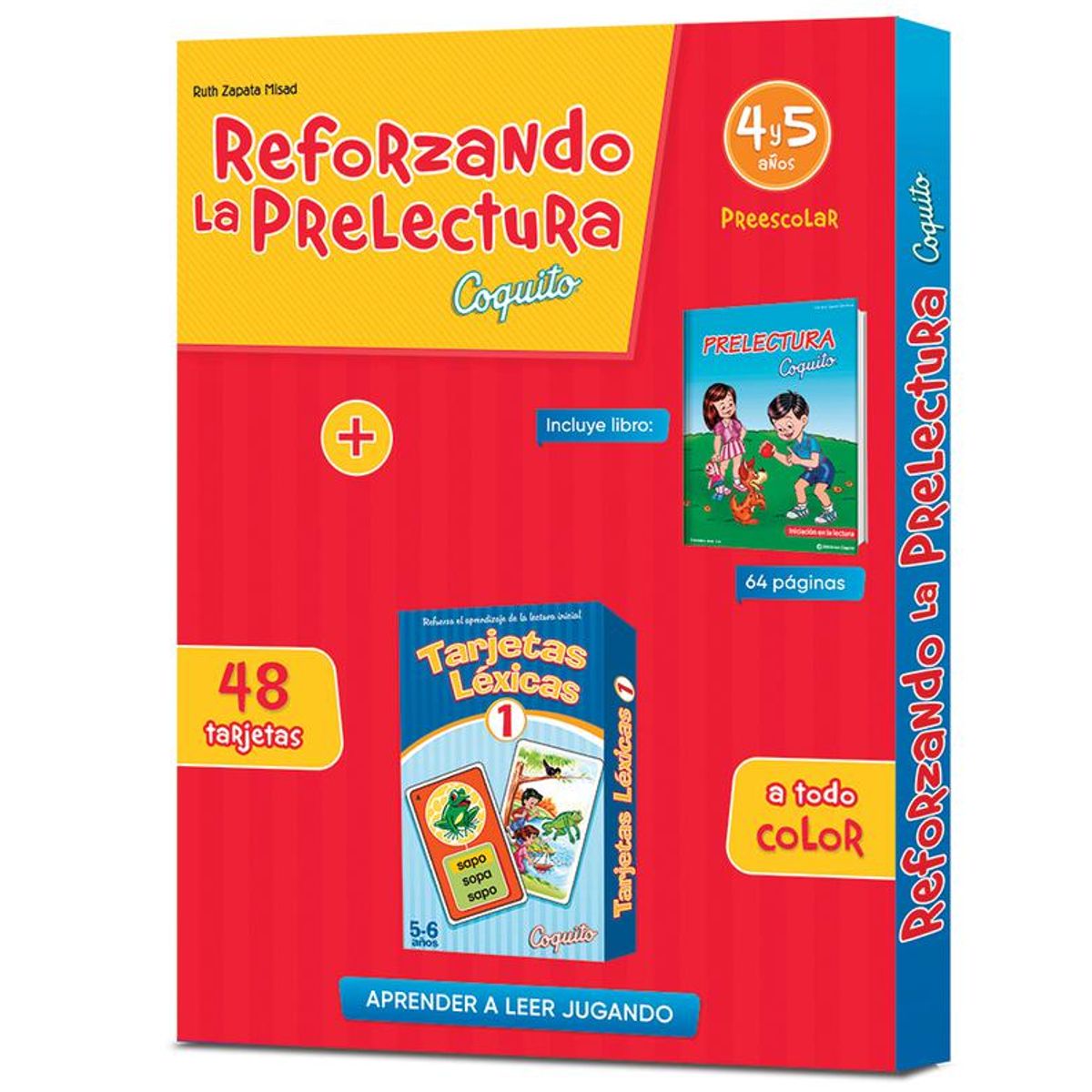 EDICIONES COQUITO - Pack De Libros Reforzando La Pre Lectura 4- 5 Años