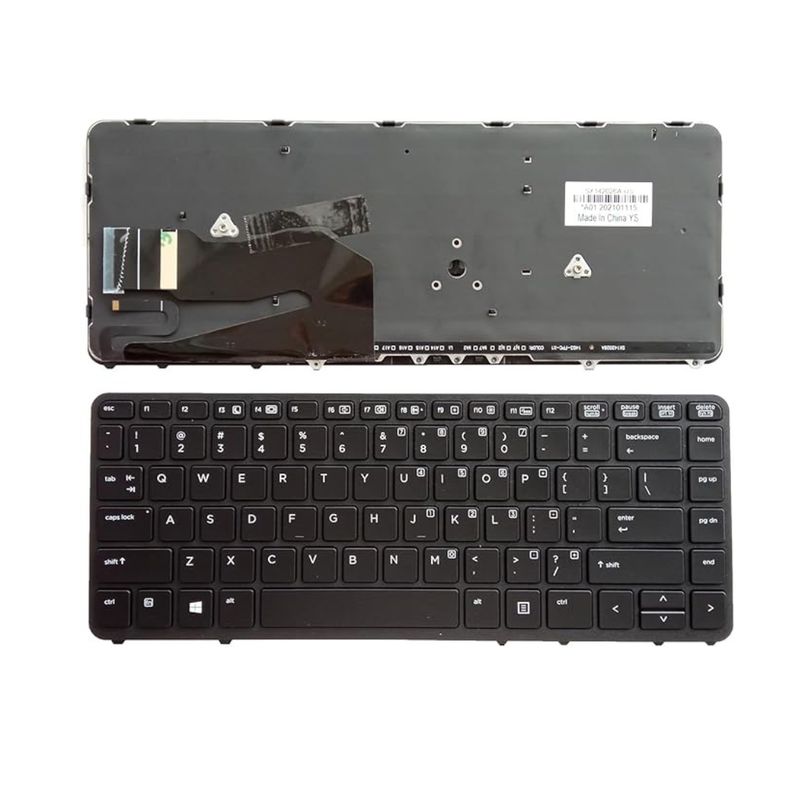 OEM - Teclado para Laptop Hp.  Elitebook 840 G2.  850 G2. 840 G1. Iluminado