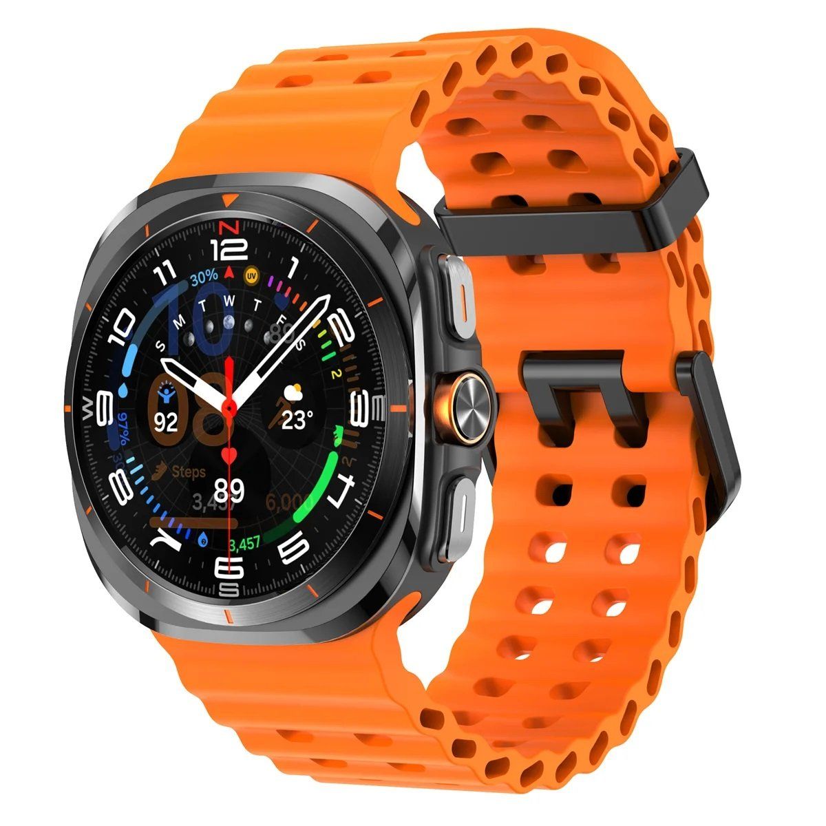 GENERICO - Correa Silicona para SAMSUNG GALAXY WATCH ULTRA - Naranja
