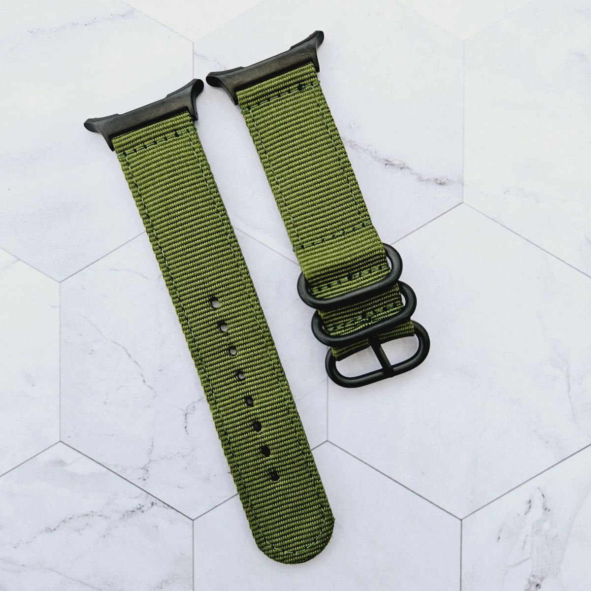 GENERICO - Correa Nylon para SAMSUNG GALAXY WATCH ULTRA - Verde