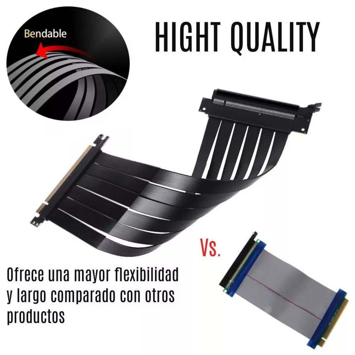 GENERICO - Cable Extensor pci express pcie 16x Gpu Tarjeta Video riser