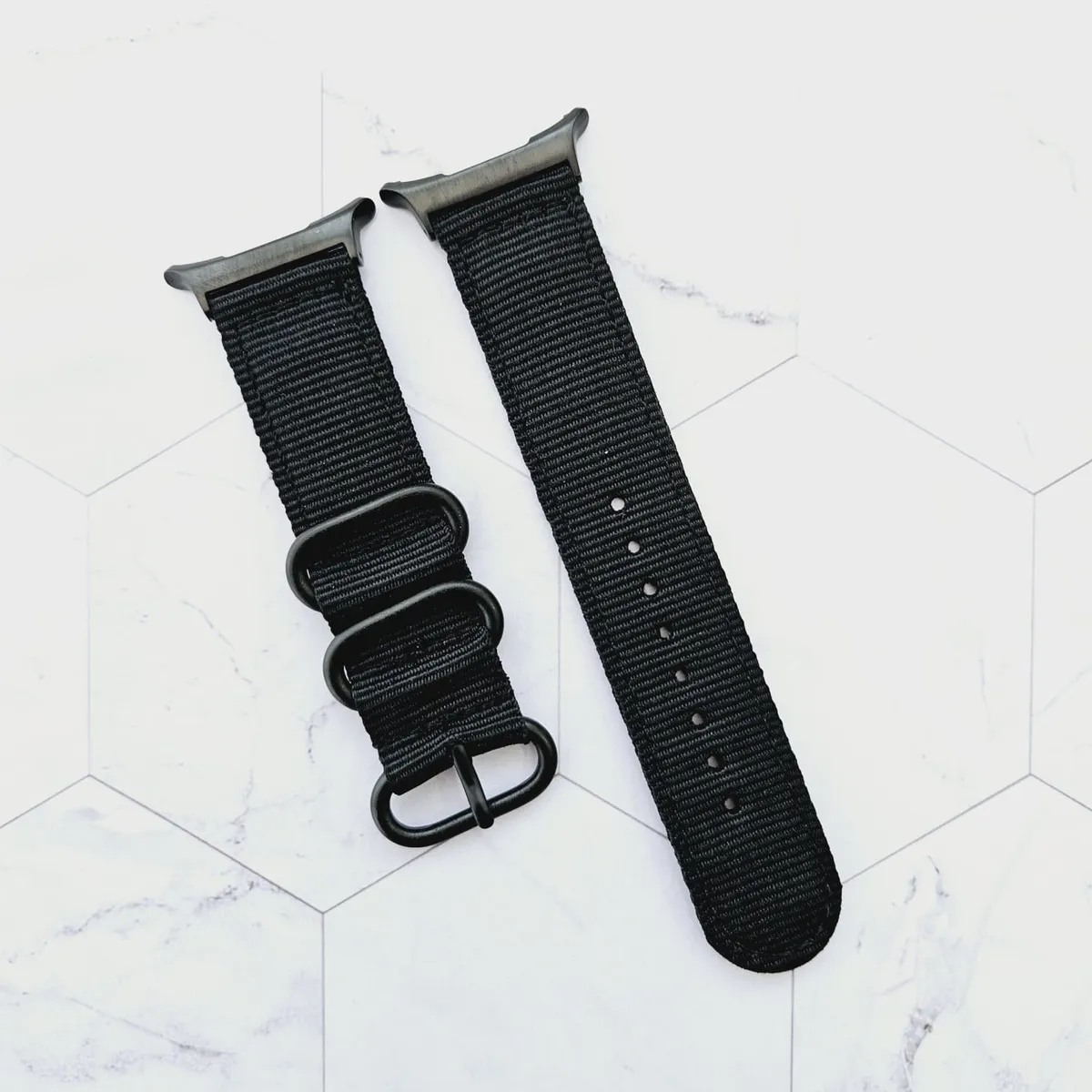 GENERICO - Correa Nylon para SAMSUNG GALAXY WATCH ULTRA - Negro