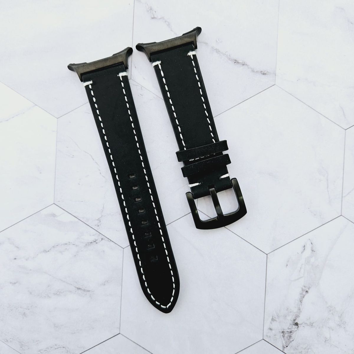 GENERICO - Correa Cuero para SAMSUNG GALAXY WATCH ULTRA - Negro