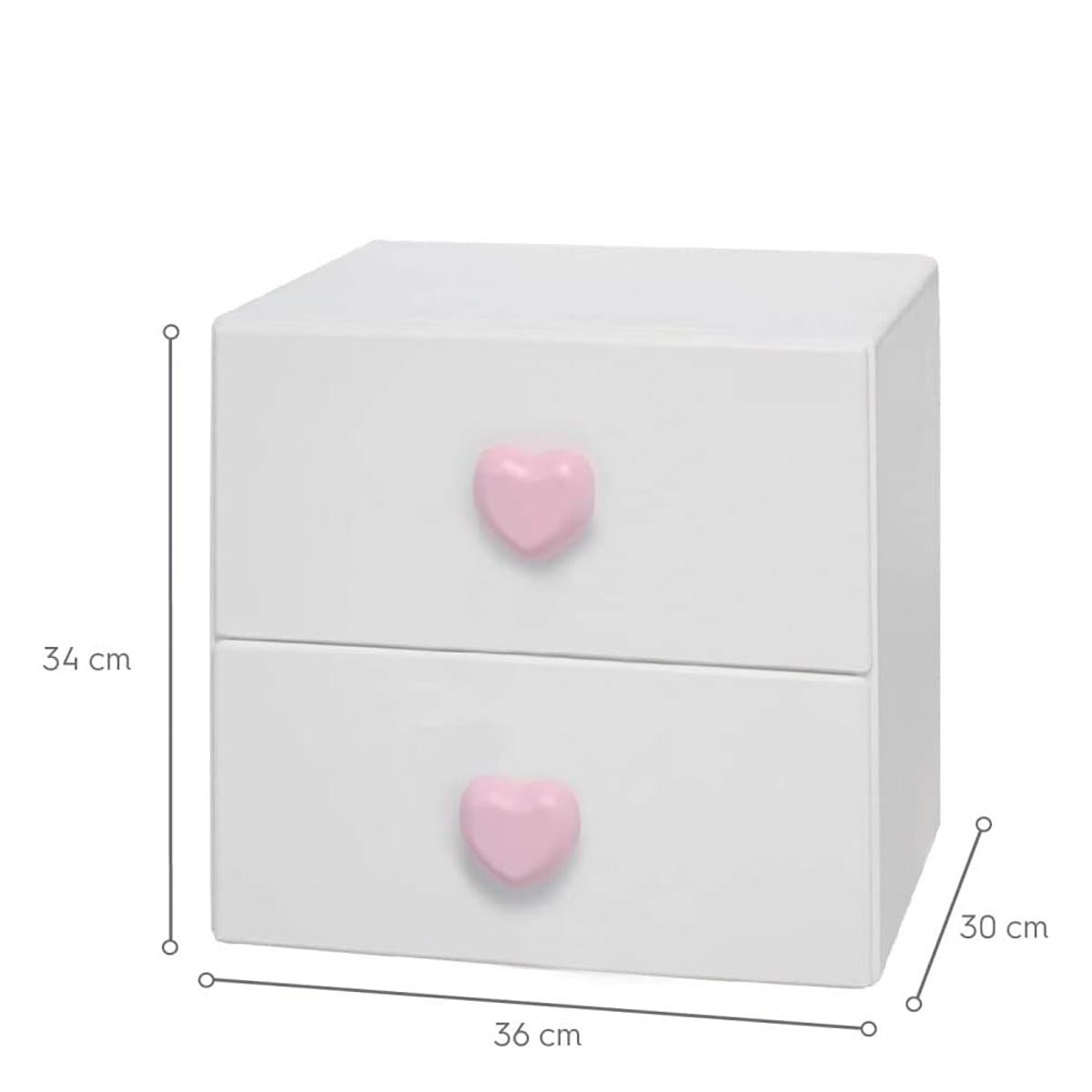 GENERICO - Velador Mesa De Noche Infantil Armado Alice - Gaudi