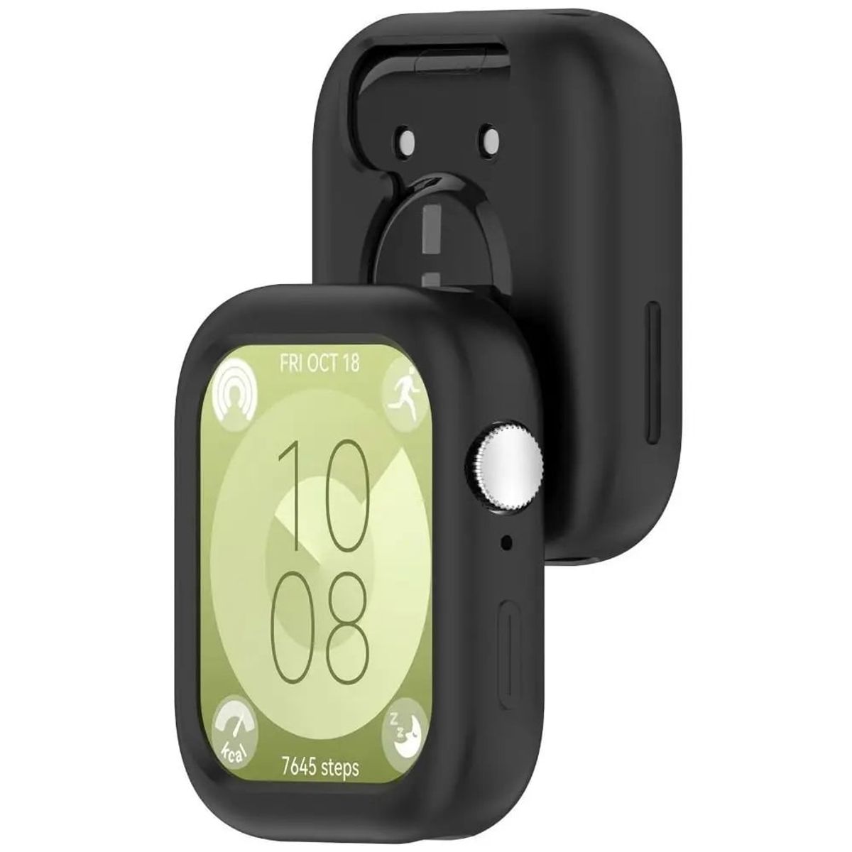 GENERICO - Case Silicona para HUAWEI FIT 3 - Negro