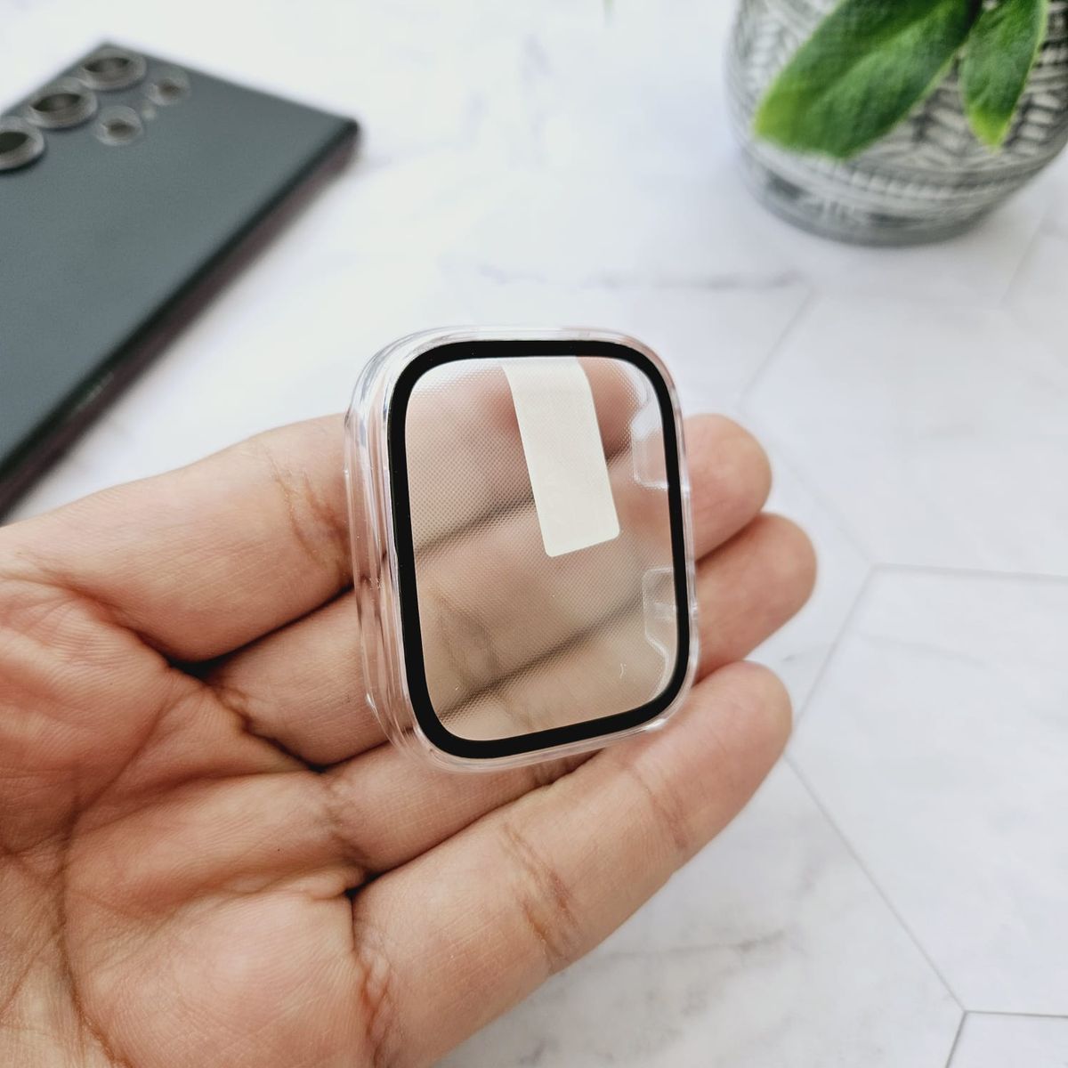 GENERICO - Case 360 + Vidrio para REDMI WATCH 3 ACTIVE - Transparente