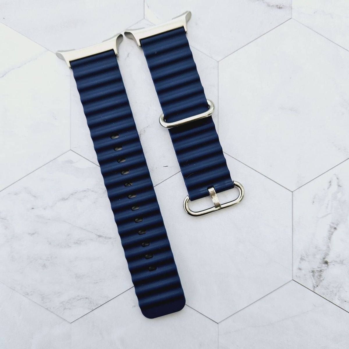 GENERICO - Correa Silicona Ocean para SAMSUNG GALAXY WATCH ULTRA - Azul