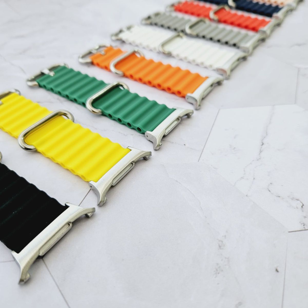 GENERICO - Correa Silicona Ocean para SAMSUNG GALAXY WATCH ULTRA - Negro