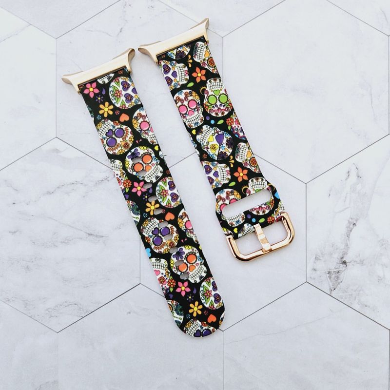 GENERICO - Correa Silicona Diseño para SAMSUNG GALAXY WATCH ULTRA - Skull