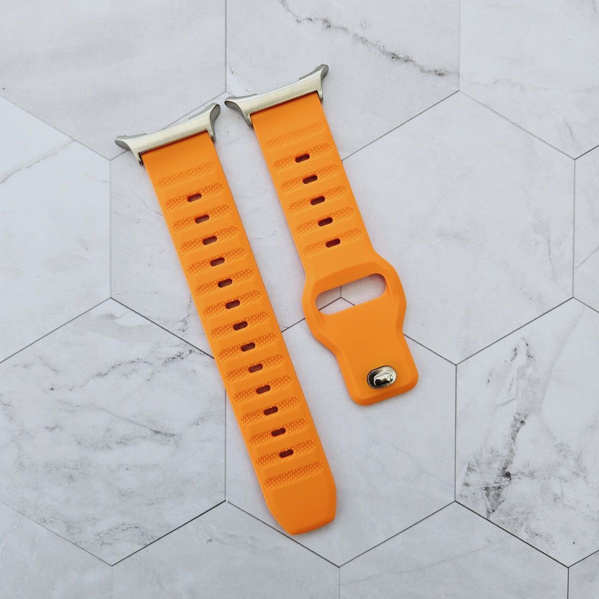 GENERICO - Correa Silicona SPG para SAMSUNG GALAXY WATCH ULTRA - Naranja