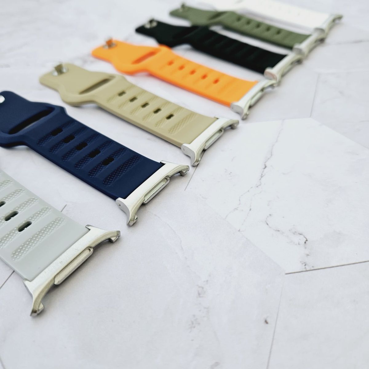 GENERICO - Correa Silicona SPG para SAMSUNG GALAXY WATCH ULTRA - Naranja