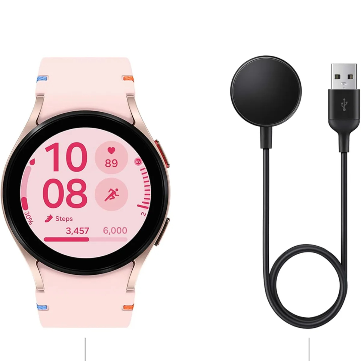 SAMSUNG - Samsung Galaxy Watch FE 40mm Reloj Inteligente Bluetooth - Oro rosa