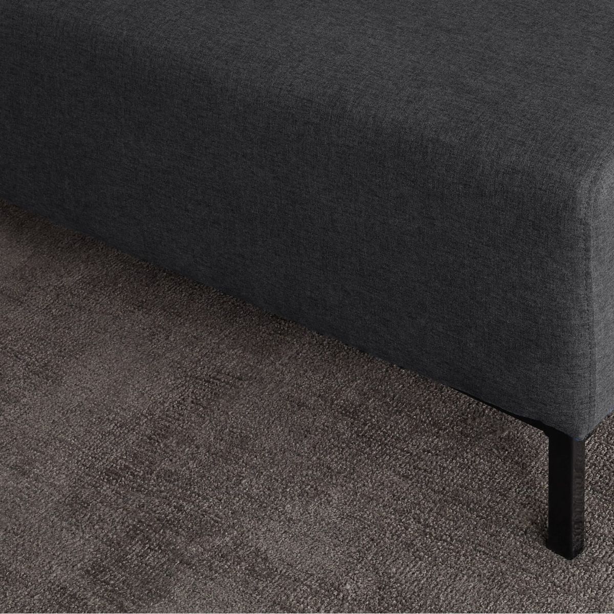 YOLODECORO - Seccional con Chaise Longue a la Derecha Oskar Gris Sterling