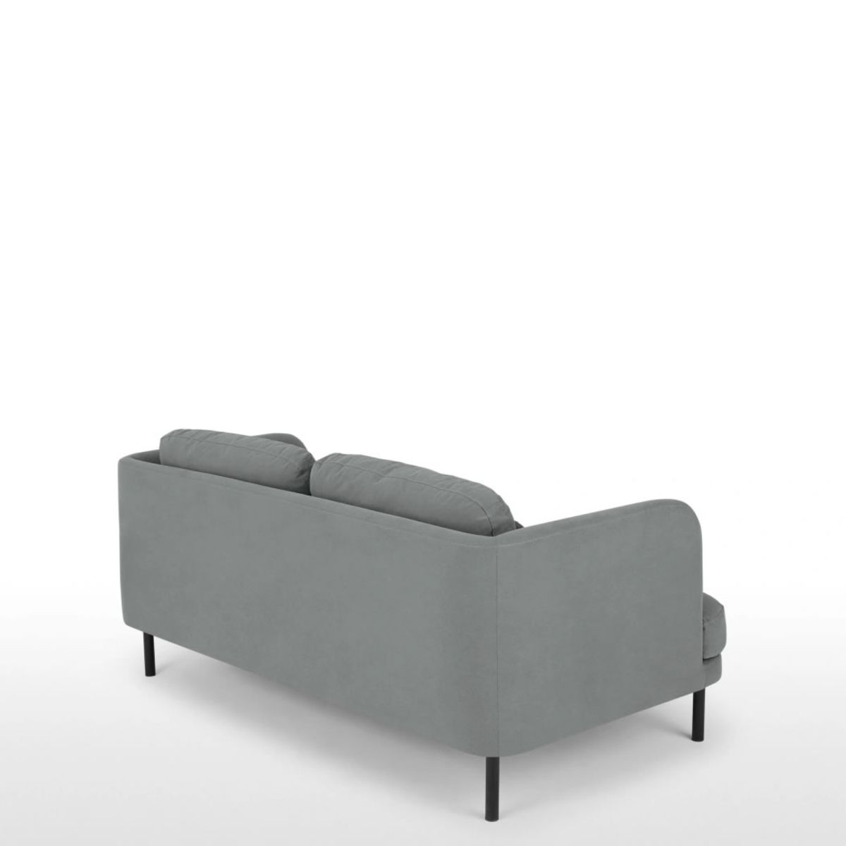 YOLODECORO - Sofá de 2 Cuerpos Herman Algodón Gris