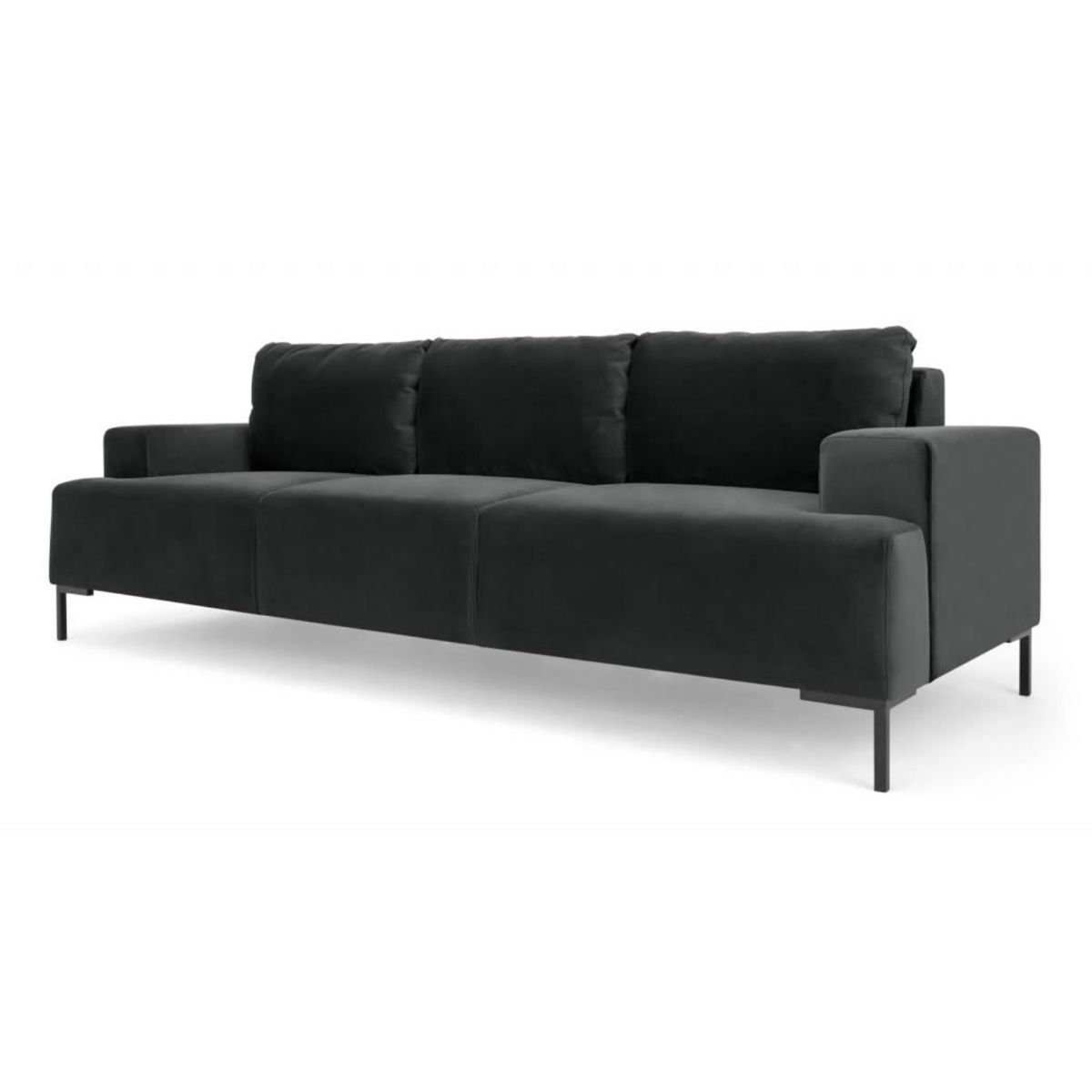 YOLODECORO - Sofá de 3 Cuerpos Frederik Gris Antracita