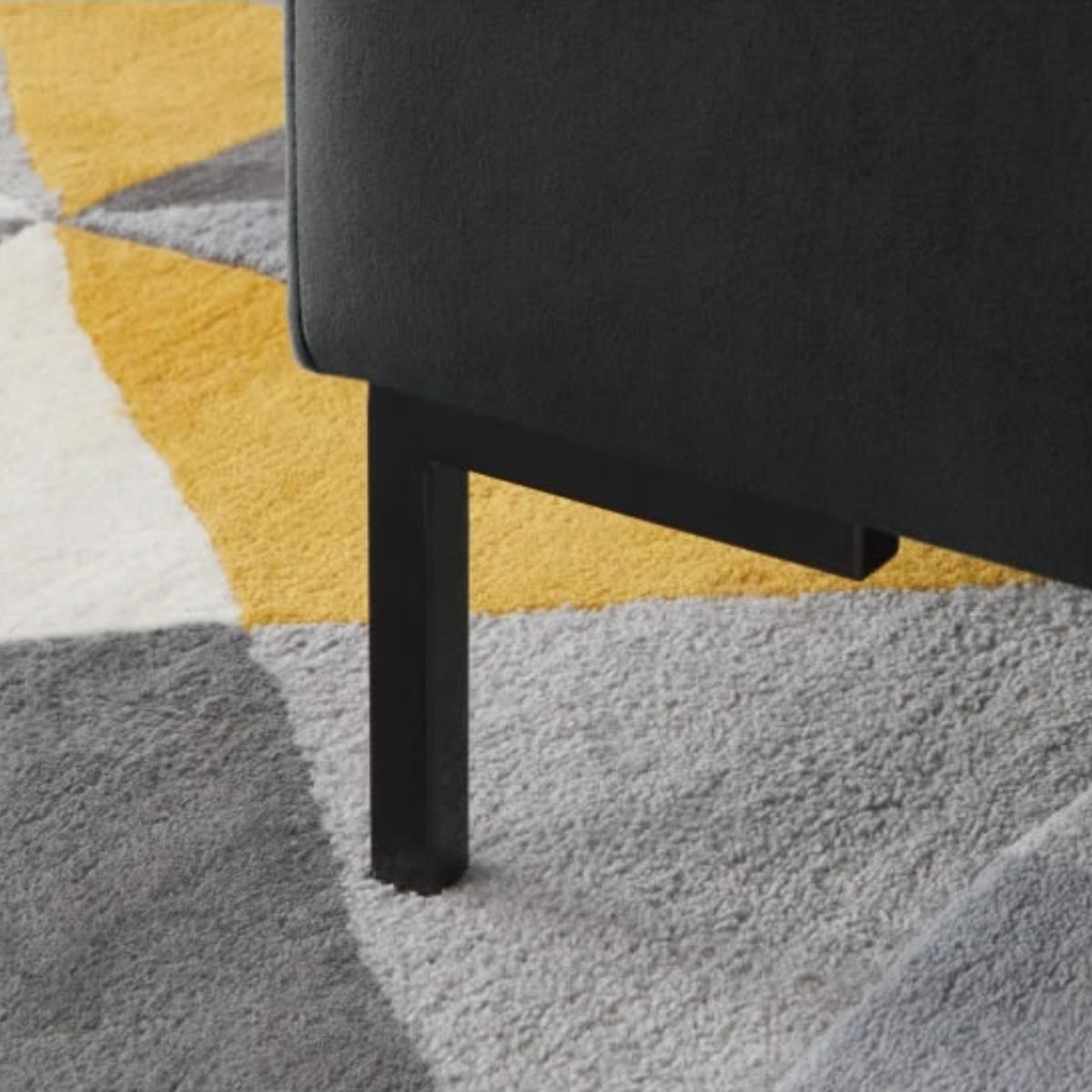 YOLODECORO - Sofá de 3 Cuerpos Frederik Gris Antracita