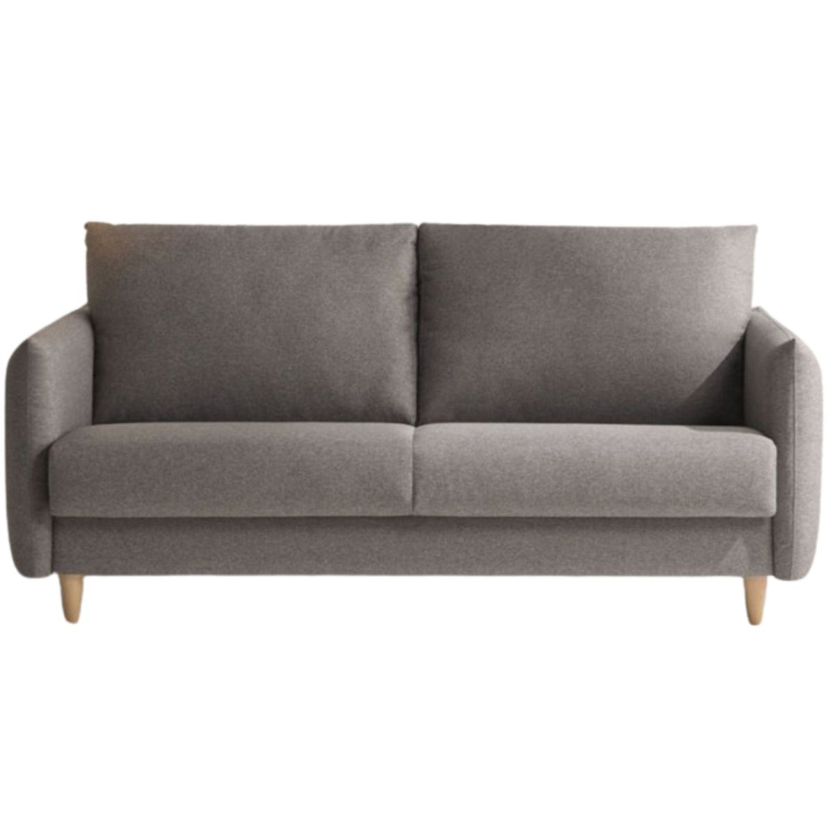 YOLODECORO - Sofá 3 Cuerpos Minimal Gris Oscuro