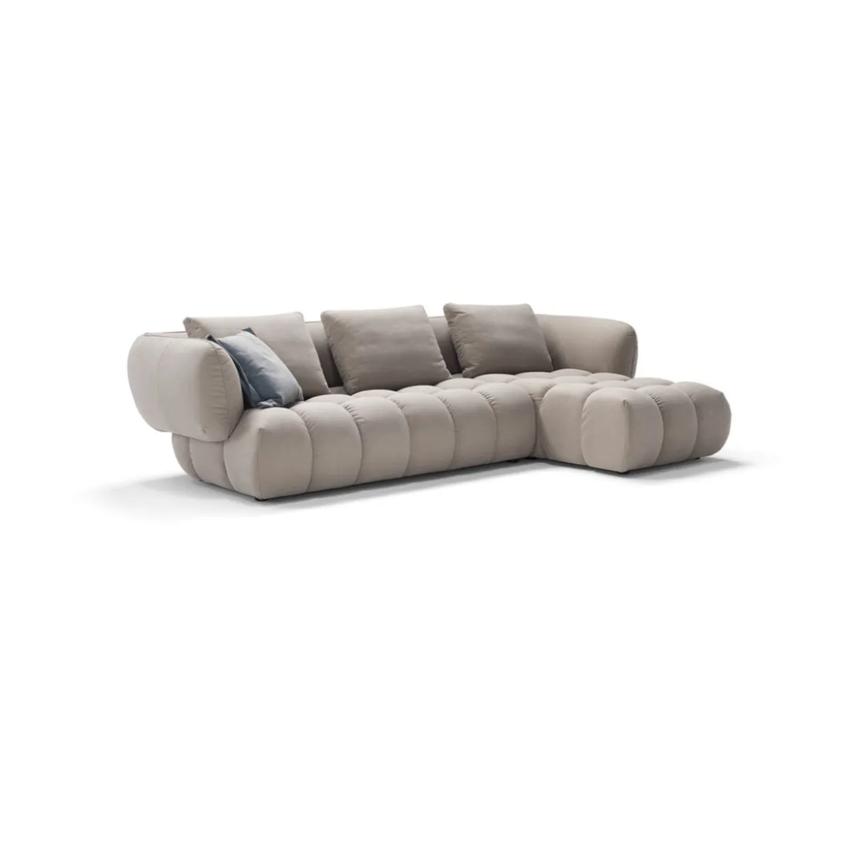 YOLODECORO - Seccional con Chaise Longue a la Derecha Wenders Beige