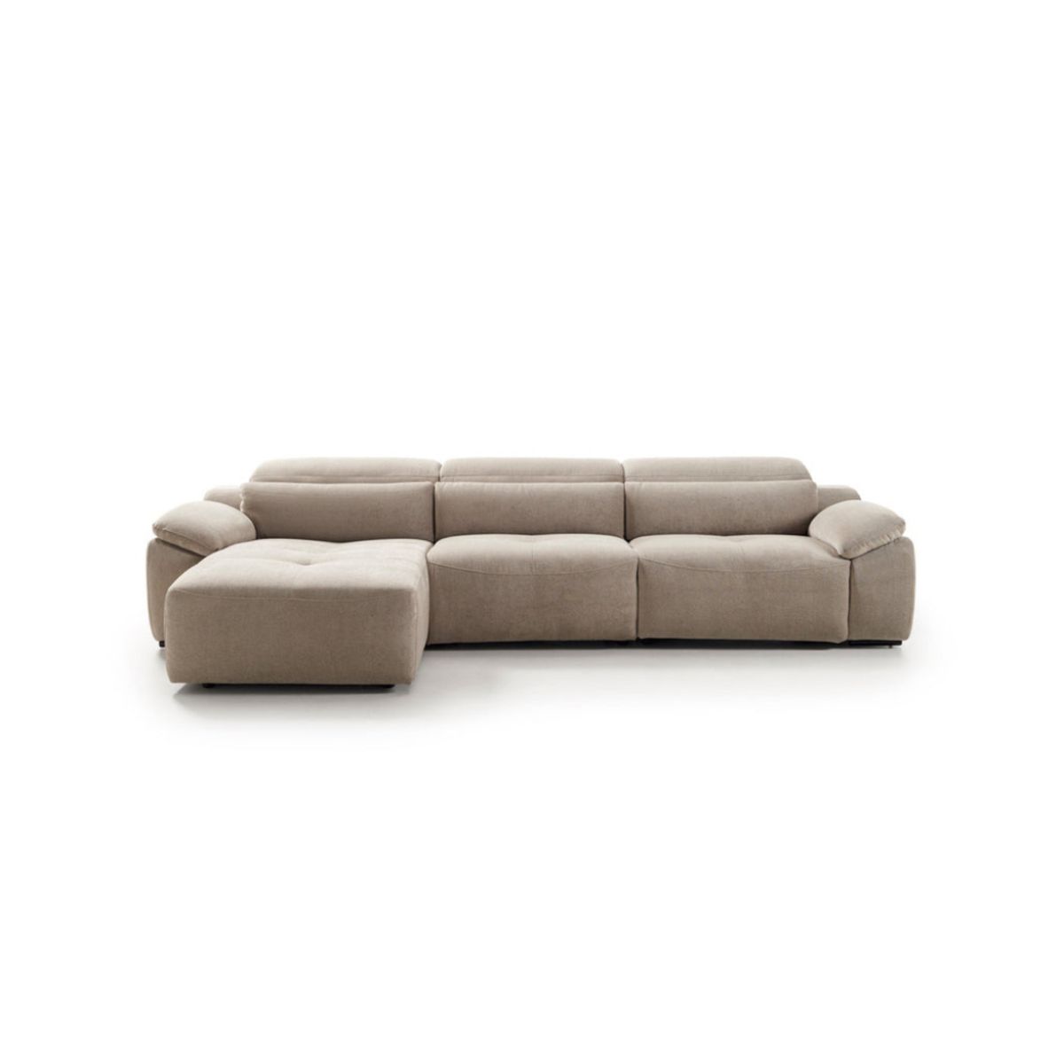 YOLODECORO - Seccional con Chaise Longue a la Izquierda Bossanova Beige