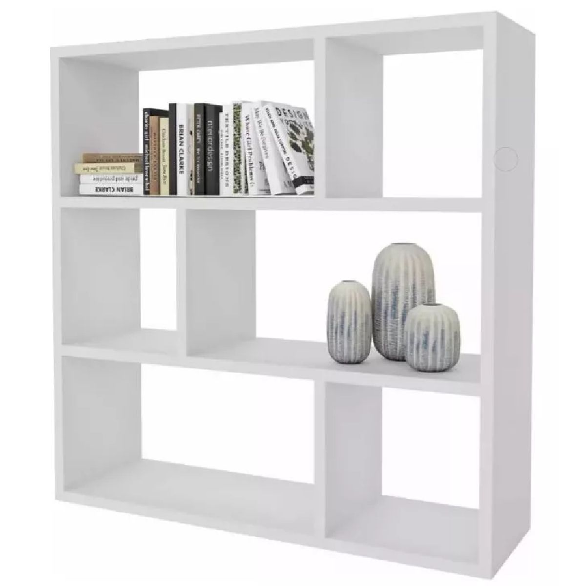 NACION MUEBLES - LIBRERO ALESSIA BLANCO NM